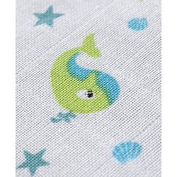 Babyhug Muslin Cloth Nappy Set of 5 Small - Multicolor Printed
