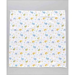 Babyhug Muslin Cloth Nappy Set of 5 Small - Multicolor Printed