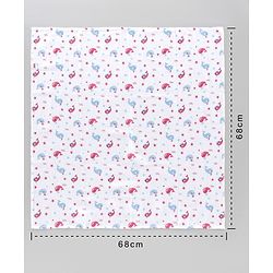 Babyhug Muslin Cloth Nappy Set of 5 Small - Multicolor Printed
