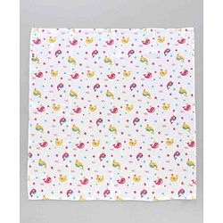 Babyhug Muslin Cloth Nappy Set of 5 Small - Multicolor Printed