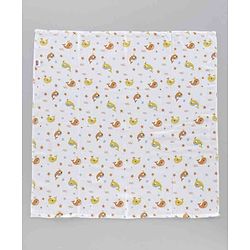 Babyhug Muslin Cloth Nappy Set of 5 Small - Multicolor Printed
