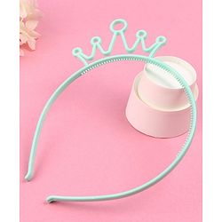 Babyhug Hair Band Crown Applique - Green