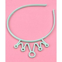 Babyhug Hair Band Crown Applique - Green