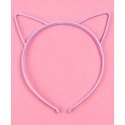 Babyhug Hair Band Cat Ear Applique - Purple