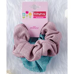 Babyhug Hair Rubber Band Pack of 2 - Pink & Blue