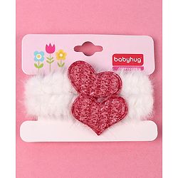 Babyhug Hair Rubber Band 2 pcs - White
