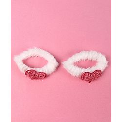 Babyhug Hair Rubber Band 2 pcs - White