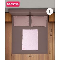 Babyhug Plastic Sheet Large Size  - Pink