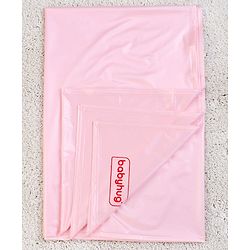 Babyhug Plastic Sheet Large Size  - Pink