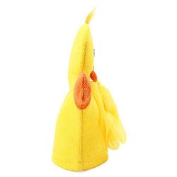 Babyhug Duck Shape Bath Glove With Attached Loofah - Yellow
