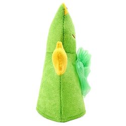 Babyhug Froggy Shape Bath Glove With Attached Loofah - Green
