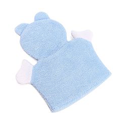 Babyhug Duck Shape Bath Glove With Attached Loofah - Yellow