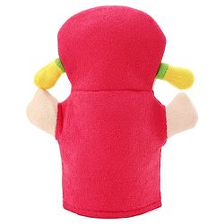 Babyhug Doll Shape Bath Glove With Attached Loofah - Pink