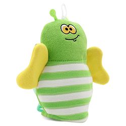 Babyhug Bee Shape Bath Glove - Green