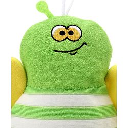 Babyhug Bee Shape Bath Glove - Green