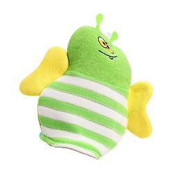 Babyhug Bee Shape Bath Glove - Green