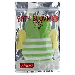 Babyhug Bee Shape Bath Glove - Green