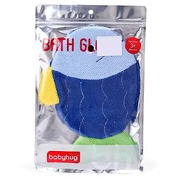 Babyhug Fish Shape Bath Glove - Blue