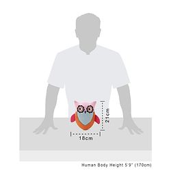 Babyhug Owl Shape Bath Glove - Orange