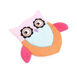 Babyhug Owl Shape Bath Glove - Orange