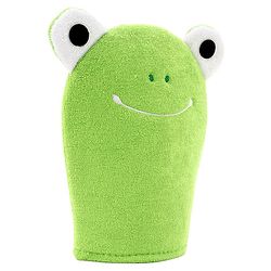 Babyhug Froggy Design Bath Glove - Green
