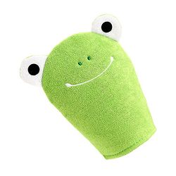 Babyhug Froggy Design Bath Glove - Green