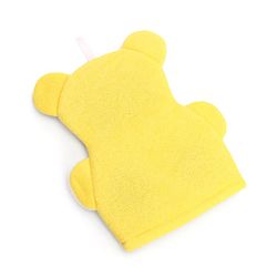 Babyhug Bath Glove - Yellow & White