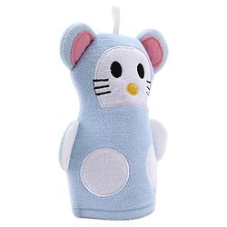 Babyhug Bath Glove - Yellow & White