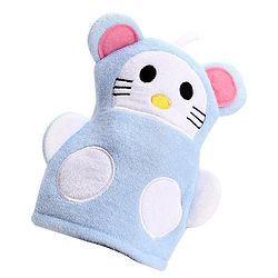 Babyhug Bath Glove - Yellow & White