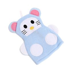 Babyhug Bath Glove - Yellow & White