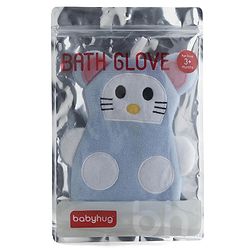 Babyhug Bath Glove - Yellow & White
