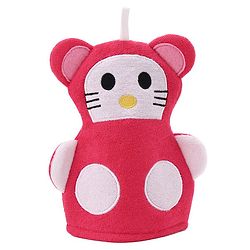 Babyhug Bath Glove - Yellow & White