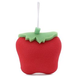 Babyhug Apple Shape Bath Sponge - Red