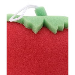 Babyhug Apple Shape Bath Sponge - Red