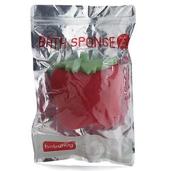 Babyhug Apple Shape Bath Sponge - Red