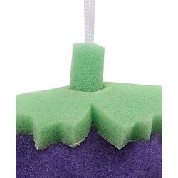 Babyhug Grapes Shape Bath Sponge - Purple