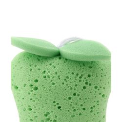 Babyhug Apple Shape Bath Sponge - Green