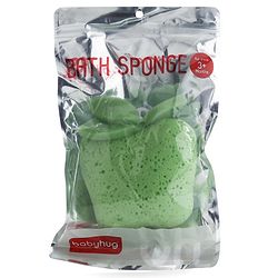 Babyhug Apple Shape Bath Sponge - Green