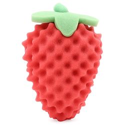 Babyhug Strawberry Shape Bath Sponge - Red