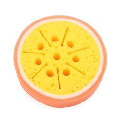 Babyhug Fruit Shaped Bath Sponge - Yellow Orange (Product color / shape may Vary)