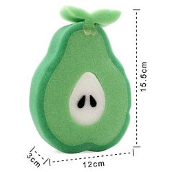 Babyhug Guava Shaped Bath Sponge (Colour May Vary)