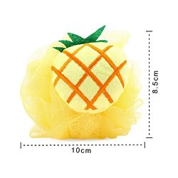 Babyhug Pineapple Sponge Bath Loofah - Yellow