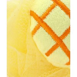 Babyhug Pineapple Sponge Bath Loofah - Yellow