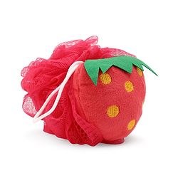 Babyhug Strawberry Sponge Bath Loofah - (Color May Vary)