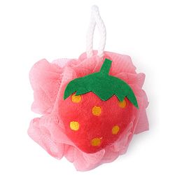 Babyhug Strawberry Sponge Bath Loofah - (Color May Vary)