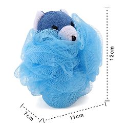 Babyhug Baby Teddy Bath Loofah - Blue