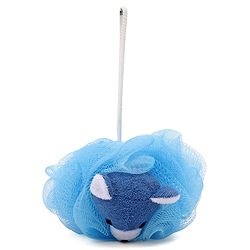 Babyhug Baby Teddy Bath Loofah - Blue