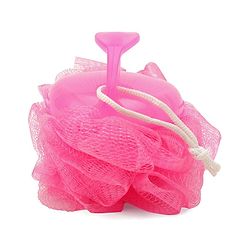Babyhug Baby Bath Loofah with handle - Pink