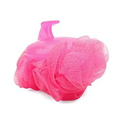 Babyhug Baby Bath Loofah with handle - Pink
