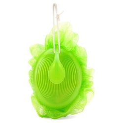 Babyhug Baby Bath Loofah with handle - Pink